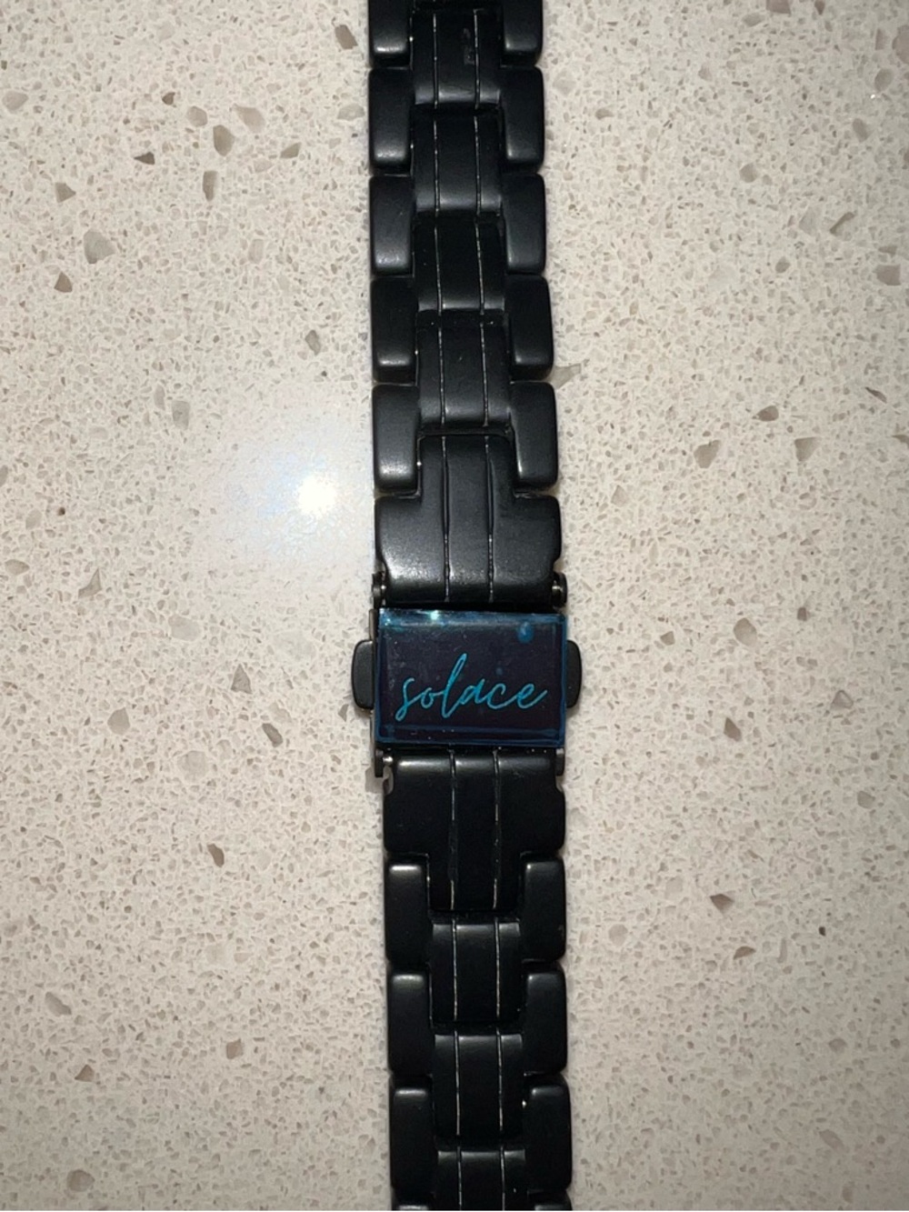 Solace Slim Perma Black Apple Watch Band (42/44/45MM) with Tool Kit NWT - Picture 6 of 7